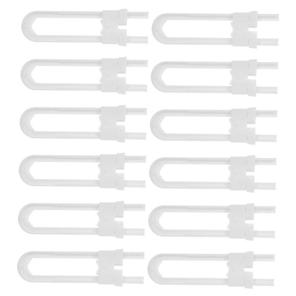 DECHOUS 12-Piece U-Shaped Child Safety Locks for Cabinets and Drawers