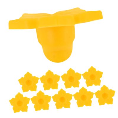 TOYANDONA 10-Piece Flower-Shaped Replacement Parts for Hummingbird Feeders