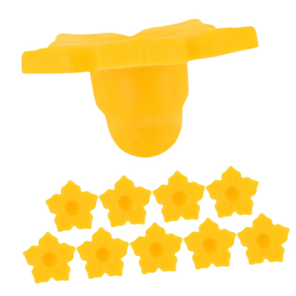 TOYANDONA 10-Piece Flower-Shaped Replacement Parts for Hummingbird Feeders