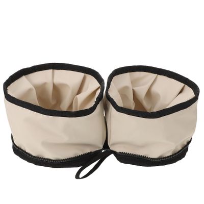 Foldable Oxford Fabric Dog Bowl with Zipper