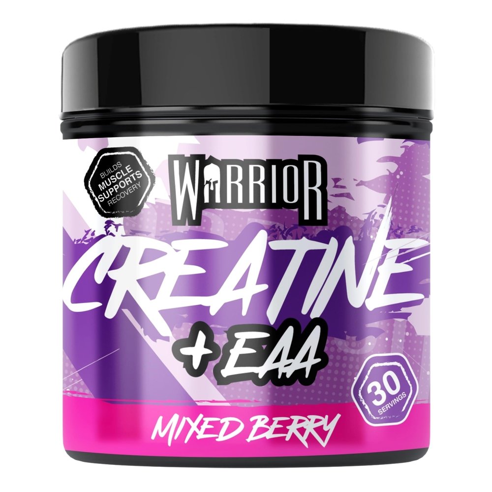 Warrior Creatine + EAA Powder 270 g, Wild Berry, 30 Servings