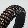 AHYBE Women's and Girls' Headbands with Crystal Rhinestones, Non-Slip, Knotted, Wide Hair Hoops (W) view 2