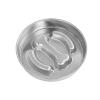 Stainless Steel Slow-Feeder Dog Bowl with Raised Plate for Medium and Large Breeds view 1
