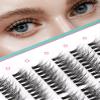 Lash Clusters, Cat-Eye Extensions, Mink Lashes, Fluffy DIY Pre-Styled, 8 Pairs, #24 view 1