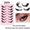 Half Lashes, 10 Pairs, Cat-Eye, Fluffy 3D Curly False Eyelashes view 2