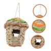 DECHOUS Hanging Birdhouse from Natural Grass view 4