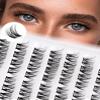 Cat-Eye Lash Extensions, D Curl, 10–13 mm, Pre-Mapped, Left and Right, Thin Band, 8 Pairs view 1