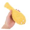 Abaodam Cute Plush Pufferfish Cat Toy for Chewing, Interactive Toy for Kittens and Cats, Yellow view 3