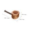 Abaodam Apple Wood Bird Perch and Feeding Station view 2