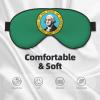 Washington Flag Print Silk-Like Sleep Mask view 3
