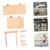 BESPORTBLE Wooden Hamster Ladder and Chew-Resistant Swing for Small Pets view 2