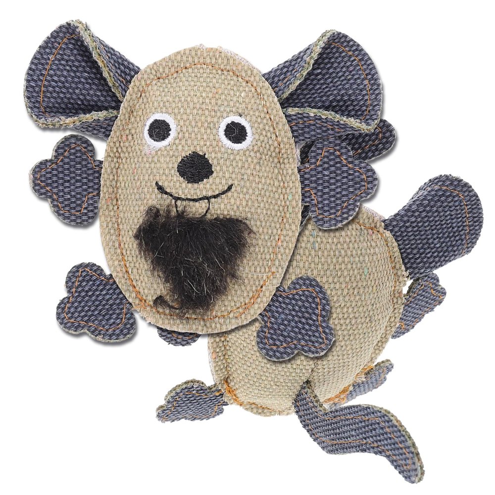 IMIKEYA Canvas Catnip Mouse Toys for Cats, 2 Pieces