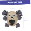 IMIKEYA Canvas Catnip Mouse Toys for Cats, 2 Pieces view 2