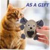 IMIKEYA Canvas Catnip Mouse Toys for Cats, 2 Pieces view 4