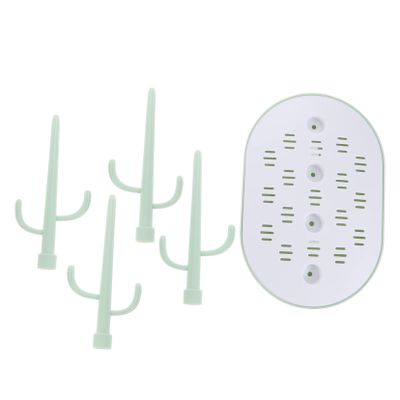 RORPOIR Tree-Shaped Baby Bottle Drying Rack, ABS Plastic, Green