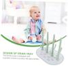 RORPOIR Tree-Shaped Baby Bottle Drying Rack, ABS Plastic, Green view 4