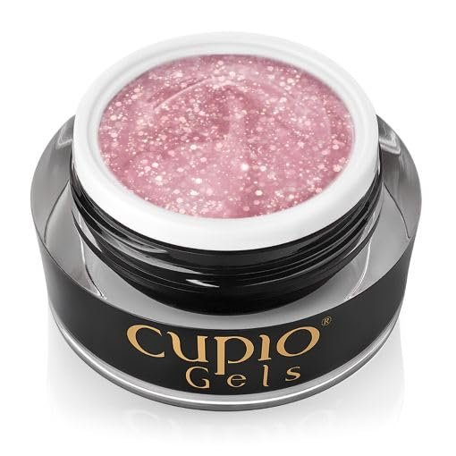 Cupio Glitter Glam Builder Gel – Sparkly, 15 ml