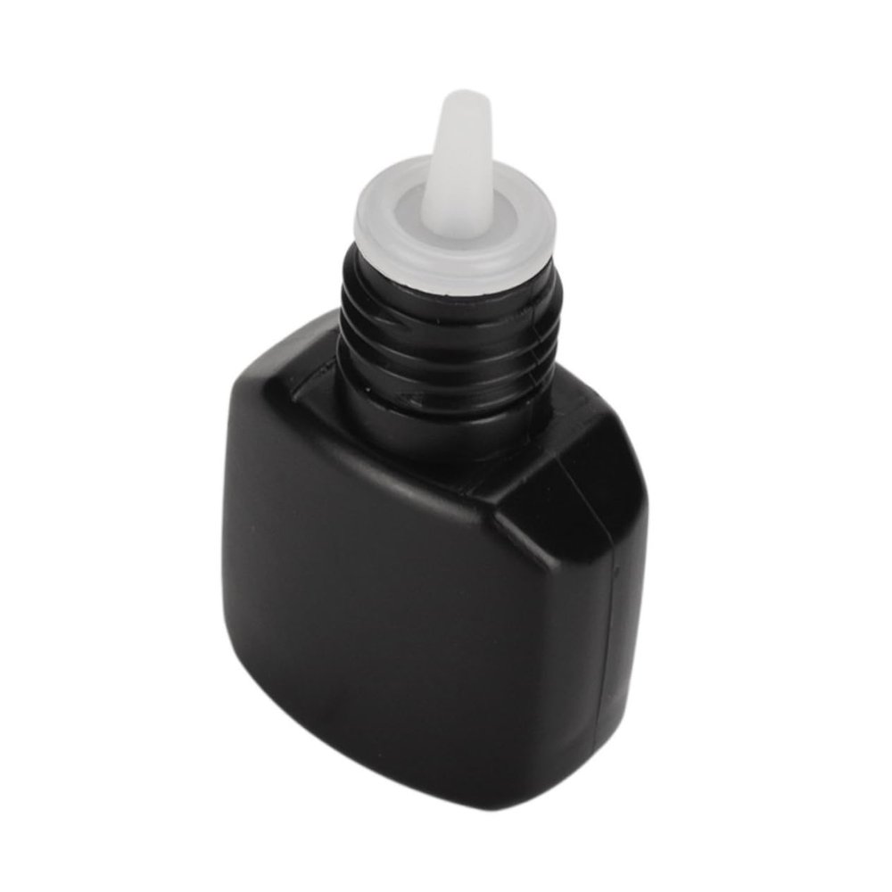 Eyelash Glue Bottles, 10-Pack, Black Plastic, for Home and Travel