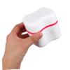 WEKAMOS 2-Piece Denture Holder Cases with Sieve Insert, PP and Nylon Toothbrush Case for Children, Home and Travel view 4