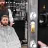Gold Stainless Steel Wall-Mounted Hair Trimmer Holder view 4