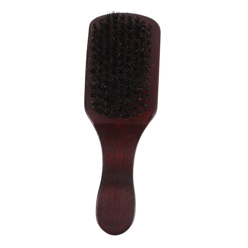 ERINGOGO Round Beard Brush with Handle for Cleaning and Styling