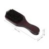 ERINGOGO Round Beard Brush with Handle for Cleaning and Styling view 2