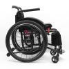 Ultra-Lightweight Self-Propelled Wheelchair with Aluminum Frame, 42 cm Seat, Black view 1