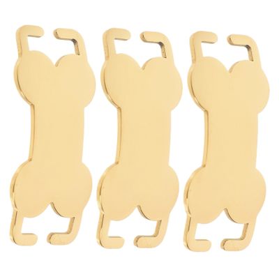 TOYANDONA 3-Piece Bone-Shaped Pet ID Tags