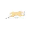 TOYANDONA 3-Piece Bone-Shaped Pet ID Tags view 2