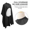LSNNMU Barber Cape, 3-Piece Salon Haircut Apron, Professional Waterproof Transparent Hairdresser Cape (White) view 3