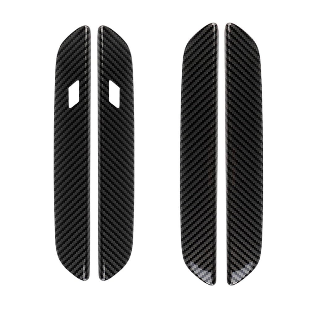 Lavitin Car Exterior Door Handle Cover Stickers, Carbon Fiber, Compatible with MINI Cooper Countryman J05/U25 and Aceman 2024–2025