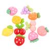 VALICLUD 10-Piece Resin Strawberry Pendants, Flat-Back Fruit Cabochons and Mini Fruit Beads for Phone Cases, Scrapbooking and Crafts view 1