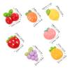VALICLUD 10-Piece Resin Strawberry Pendants, Flat-Back Fruit Cabochons and Mini Fruit Beads for Phone Cases, Scrapbooking and Crafts view 2