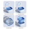 Denture Soaking Cup with Lid, Leak-Resistant Cleaning Case view 4