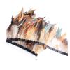 Rooster Feather Decoration, 2 Sizes, 10 × 18 cm, String, Royal Blue view 4