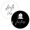 Burnaway Cake Set – RIP/Hello 40/50s Birthday Cake Toppers in Various Sizes (14 cm) view 1