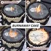 Burnaway Cake Set – RIP/Hello 40/50s Birthday Cake Toppers in Various Sizes (14 cm) view 2