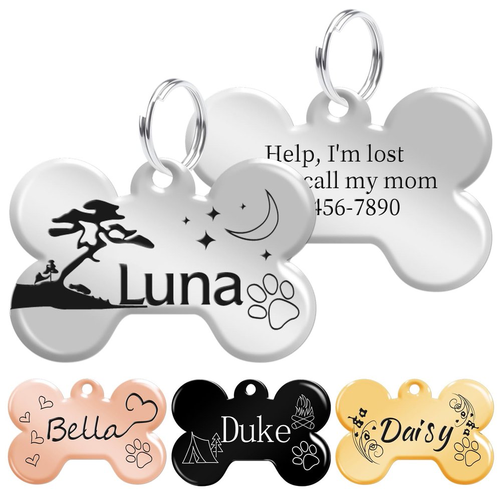 Personalized Engraved Dog Tag