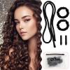 Heatless Curls Band Set, Black, for All Hair Types view 2