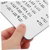 Aluminum Braille Learning Aid, Silver view 3