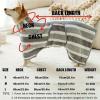 Dog Bath Towel, Striped Microfiber Towel with Hood, Quick-Drying and Highly Absorbent, for Small, Medium, and Large Dogs view 2