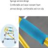 Foldable 4-Wheel Pediatric Walker, Height-Adjustable Training Aid view 4