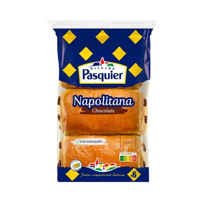 Spanish Chocolate Danish Pastries, 6 Pieces, 270 g, 3-Pack