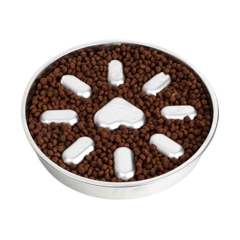 Slow Feeder Dog Bowl, Small/Medium, Non-Slip, Anti-Choking, Bloat Prevention