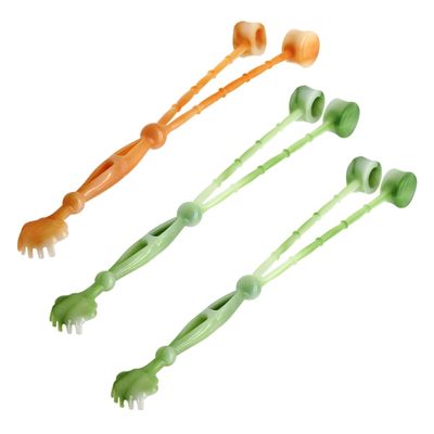 CALLARON 3-Piece Plastic Back Scraper Set in Green