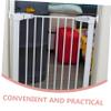 Abaodam Plastic Safety Gate Wall Protector for Pet and Baby Gates, White, for Doors and Stairways view 4