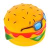 Abaodam Realistic Hamburger Squeaky Toy for Small Dogs view 1