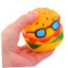 Abaodam Realistic Hamburger Squeaky Toy for Small Dogs view 4