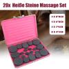 20-Piece Hot Stone Massage Set with Heater Box view 2