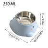 ccuzs Cat Water Bowl - Tilted Non-Slip Pet Dish view 2